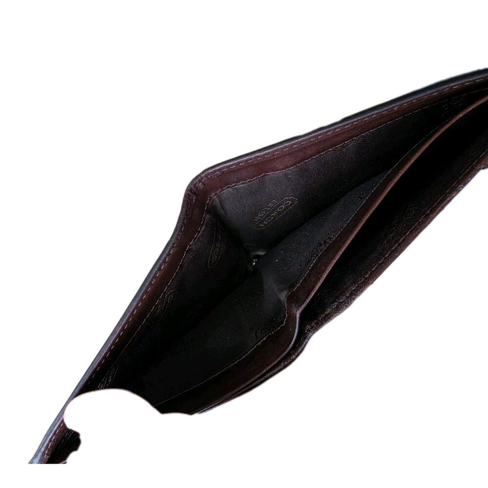 Coach Men’s Thin Bifold Wallet Genuine Leather Card Holder - Picture 7 of 13